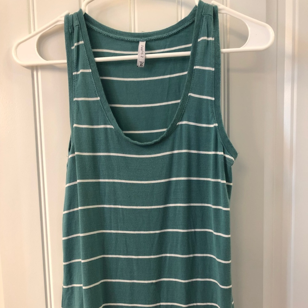 Turquoise tank top
